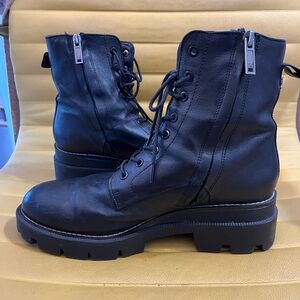Sam Edelman Black Leather  Boots